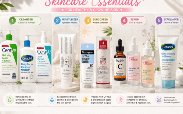 5 Best Skincare Products for Healthy and Glowing Skin