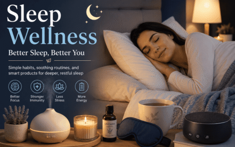 Sleep Wellness: Simple Habits and Essential Products for Better Sleep and a Healthier Life