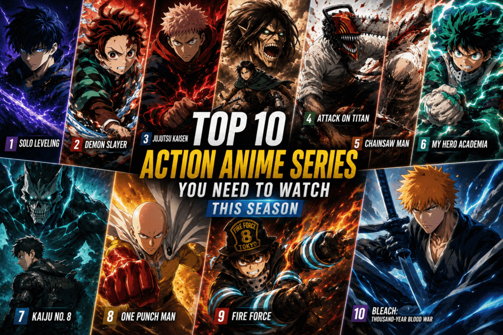 Top 10 Ultimate Action Anime Series You Need to Watch This Season