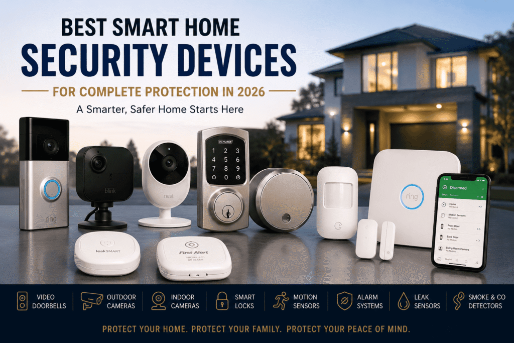 Best Smart Home Security Devices for Complete Protection in 2026