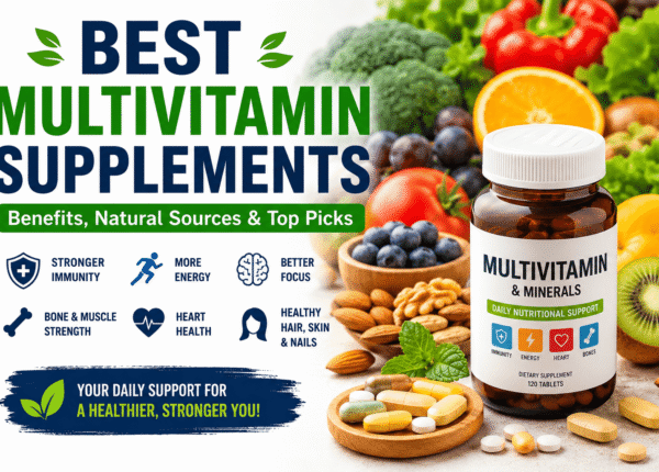 Multivitamins Explained: Benefits, Natural Food Sources & the Best Multivitamin Supplements for Better Health