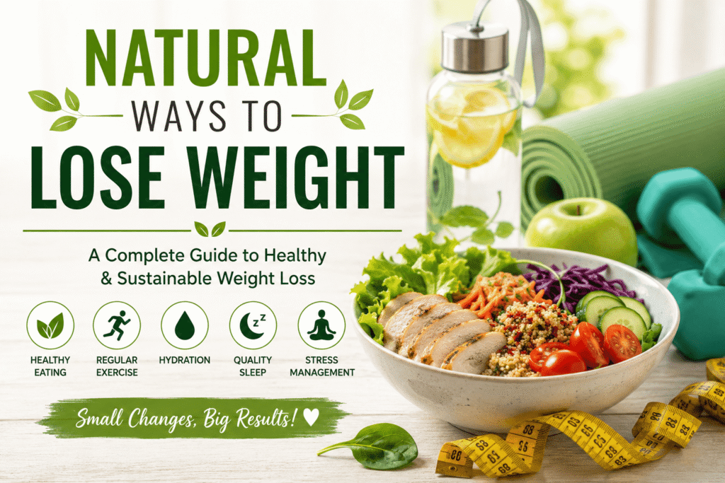 Natural Ways to Lose Weight: A Complete Guide to Healthy and Sustainable Weight Loss